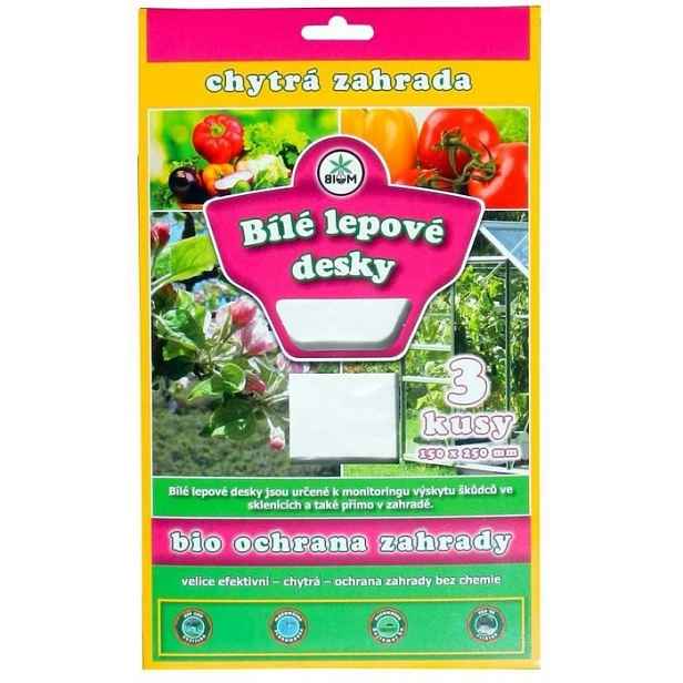 Biocont Bílé lepové desky proti pilatkám 3 ks