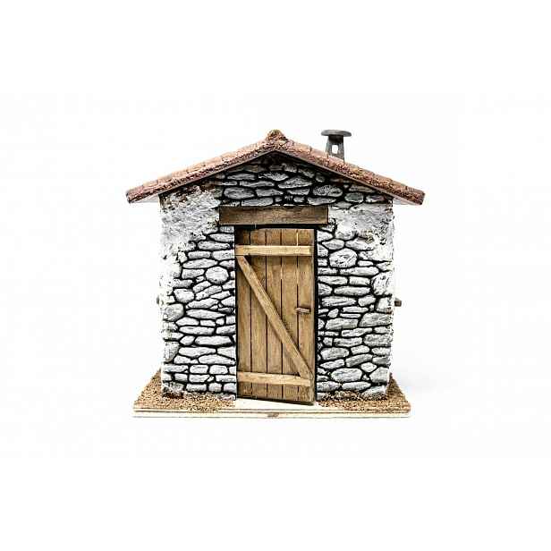 Domeček na zdobení Betlémů *s Generátorem Kouře Na Vodu* – 15 x 12 x 19 Cm