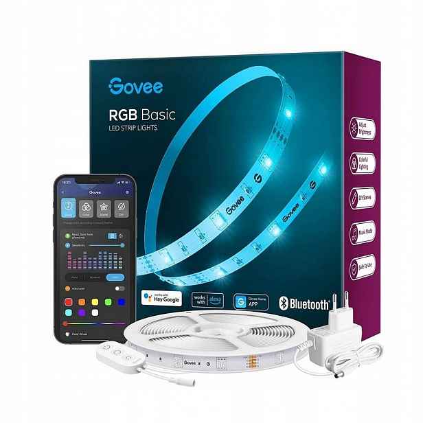 Govee H615A Led páskové světlo 5m Led pásek Wifi, Rgb