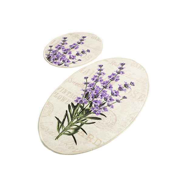 L'essentiel Sada 2 kusů koupelnových předložek Lavender béžová