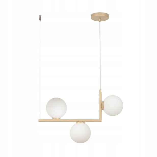 Lustr Závěsná lampa Andy Zlatá Ocel Lakovaná G9 115 cm Sigma Lighting