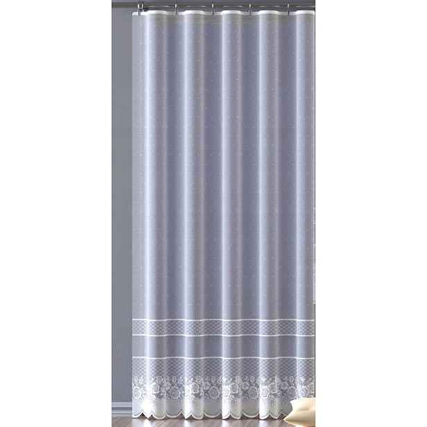 Mg Záclona 652/385 Bílá 250x270 cm hotová obšitá Bt M