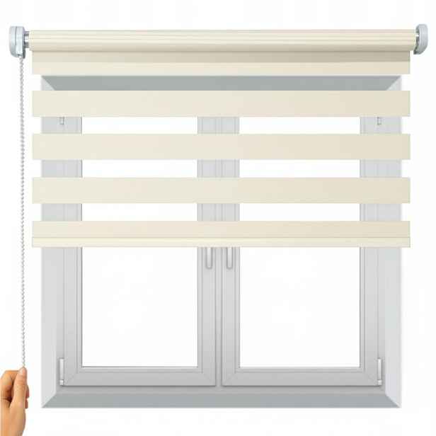 Nástěnná Roleta Den A Noc fi 25 mm Prestige na zeď rozměr 100x240 cm