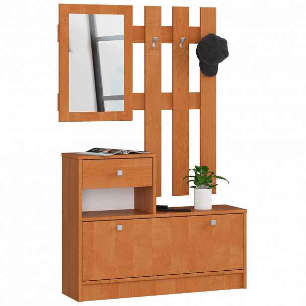 RAUMHIRSCH FURNITURE SKŘÍŇ NA BOTY v barvě olše 170/90/25