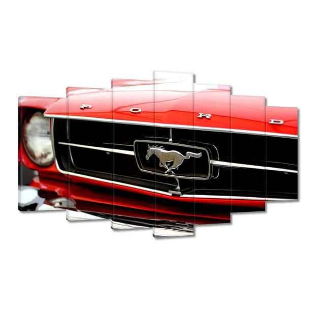 Obrazy 140x80 Grill Ford Mustang