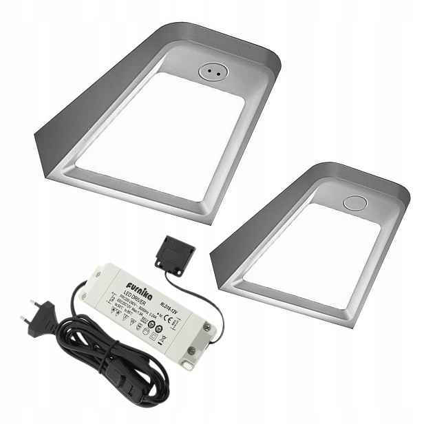 2x Led lampa podskříňkové osvětlení, svítidlo nad pracovní desku v kuchyni, sada Juno