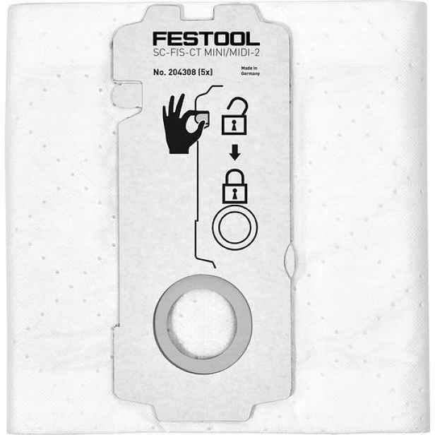 Filtrační sáček 5ks Festool Selfclean Sc Fis Ct Mini MIDI 2 5 CT15 204308