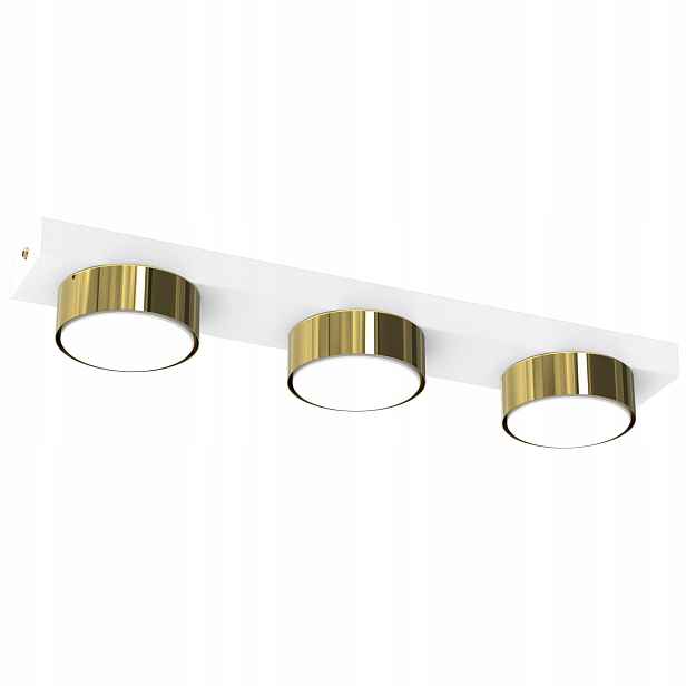 Stropní Svítidlo Stropní Svítidlo Ozdobná Led Loft GX53 Bílá Gold Polská Lampa