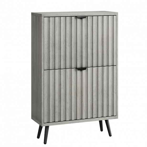 Urban Meuble BOTNÍK výklopný šedý, 60/24/94 cm