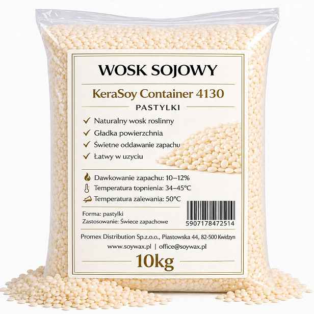 Vosk KeraSoy Container 4130 pastilky 10 kg