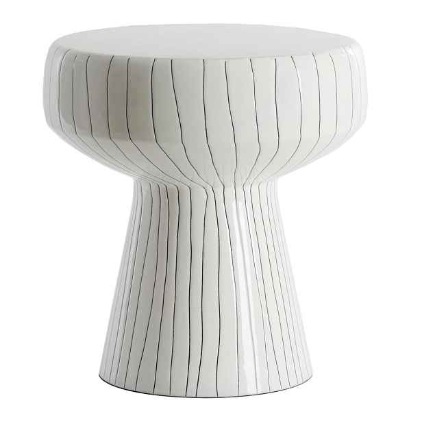 Kovový kulatý odkládací stolek ø 38 cm Dakwa – Light & Living