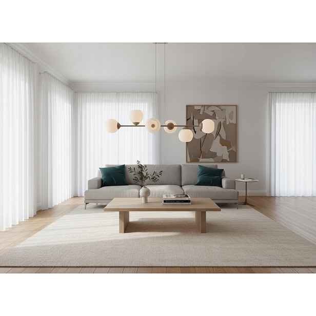 Lustr Stropní Svítidlo Bono 6 Kašmír 6x E27 Stínidlo Bílé Euro-lamp