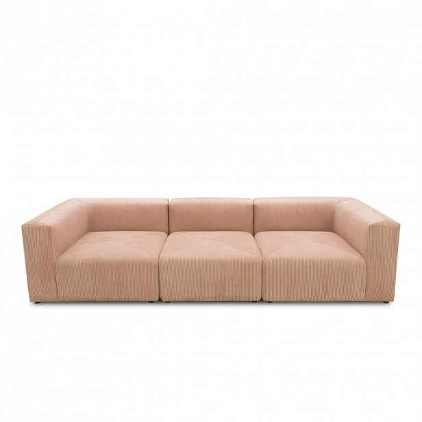 MID.YOU TŘÍMÍSTNÁ POHOVKA, textil, růžová, barva růžového zlata