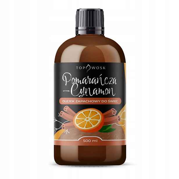 Vůně do voskových svíček parafín Pomeranč-skořice 500 ml