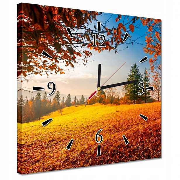 Hodiny 30x30 Podzimní krajina