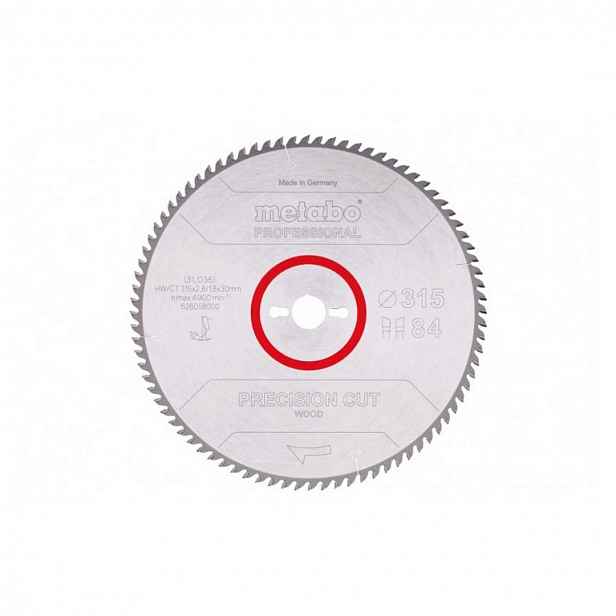 Metabo - Pilový kotouč na dřevo 315x30 mm, 84 zubů 628058000