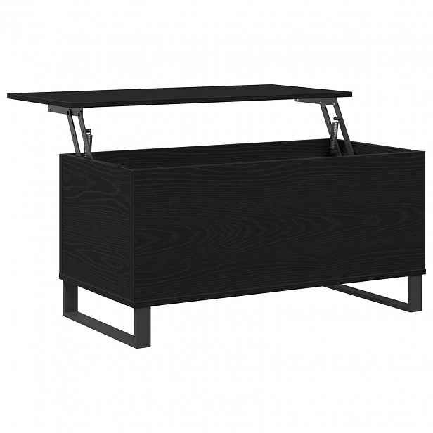 vidaXL Konferenční stolek Černý dub 90 x 44,5 x 45 cm Kompozitní dřevo