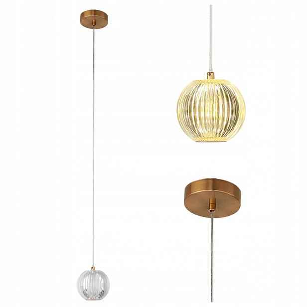 Závěsná Lampa Brillant 1 Zlatá Elegantní Led Cct 120 CM Light Prestige