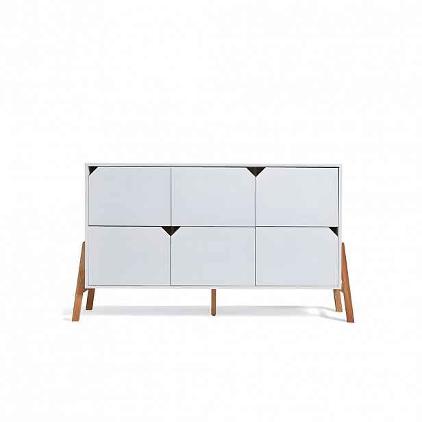RAUMHIRSCH FURNITURE DĚTSKÁ KOMODA Lotta – rustikální elegance a funkčnost Bílá
