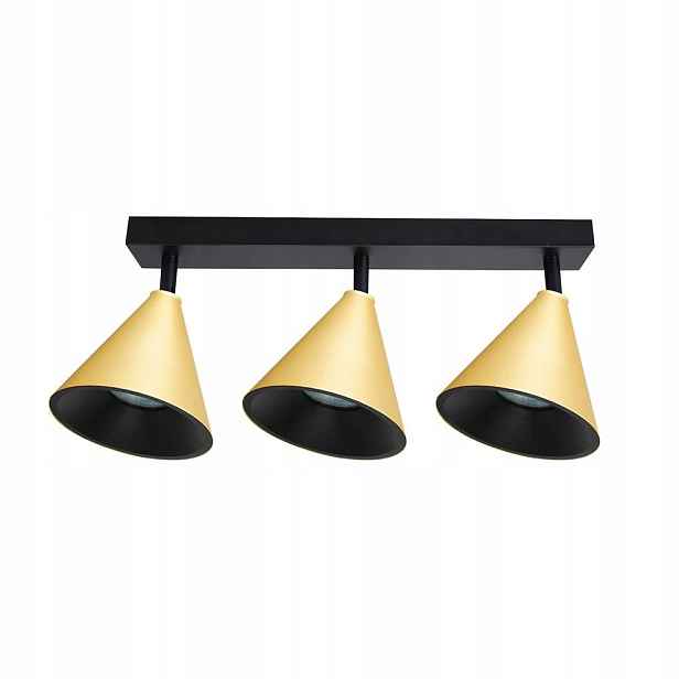 Obal Cone Spot zlatý 3xGU10