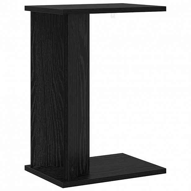 vidaXL Odkládací stolek Černý dub 35 x 25 x 50 cm Kompozitní dřevo