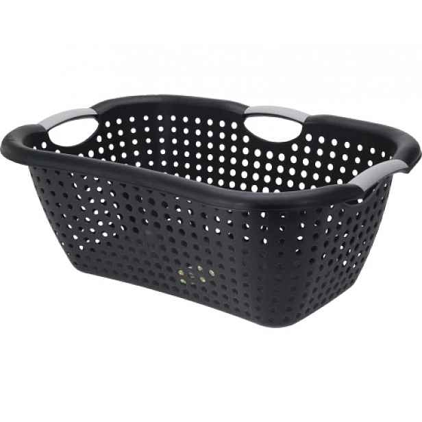Koš na prádlo 26 l, černý