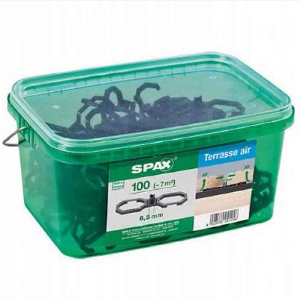 Distanční podložka 100 Ks Air fuga 6,5 mm pro terasovou desku Spax Terasa