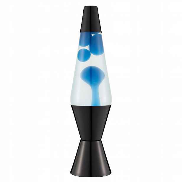 Lavová lampa Lava Blue Wax Rgb Černá Základna Dálkový Ovladač