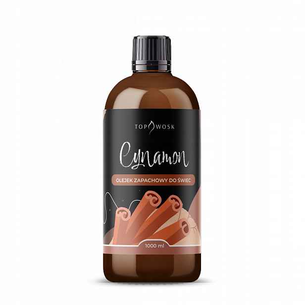 Vůně do svíček parafínového vosku vonný olej Skořice 1000 ml