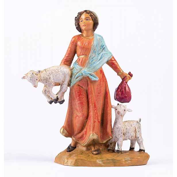 Žena s malými beránky k figurám 12 cm Fontanini