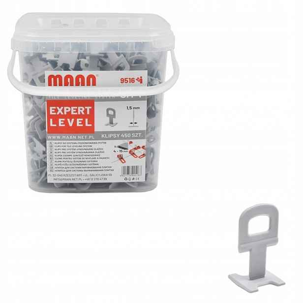 Spony klipy pro nivelaci obkladů spárovací hmota 1,5 mm 450 ks