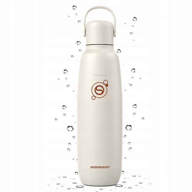 Termoláhev Fizz&Go, béžová, 0,9 l