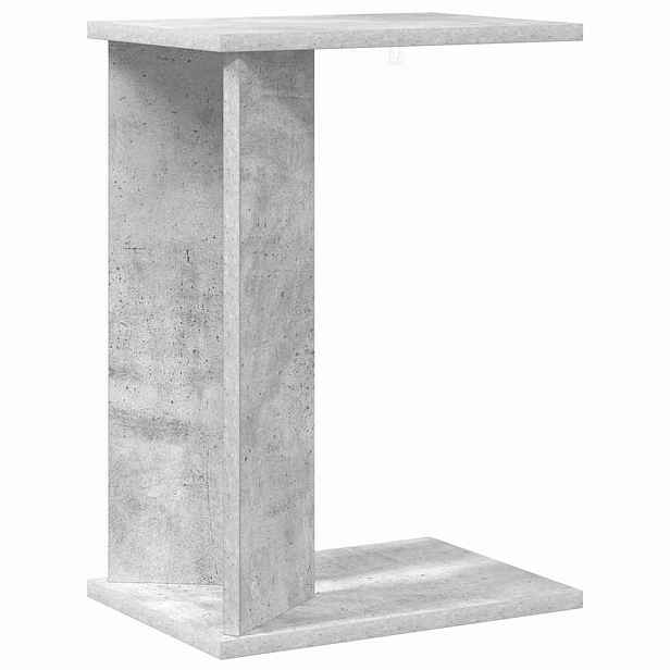vidaXL Odkládací stolek Betonově šedá 35 x 25 x 50 cm Kompozitní dřevo