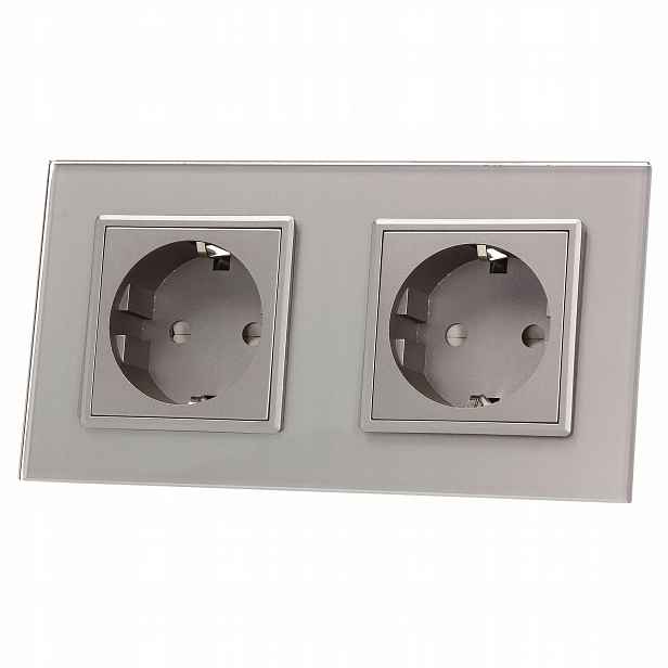 VL-W02EU-64 Zásuvka 16A Livolo Sklo standard Eu