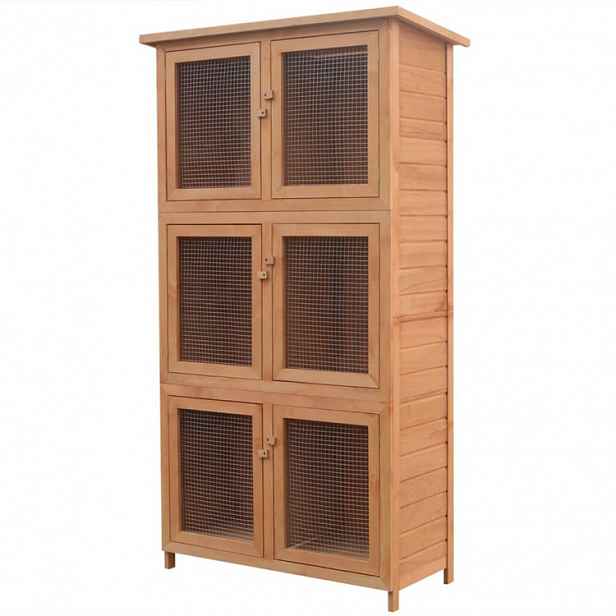 Agrofortel Dřevěná králíkárna VERONA pro 6 králíků, 1020x480x1800 mm