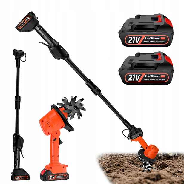 Kultivátor Typ 2 21V 2 Akumulátory 3000 mAh 10 cm 235 ot/min