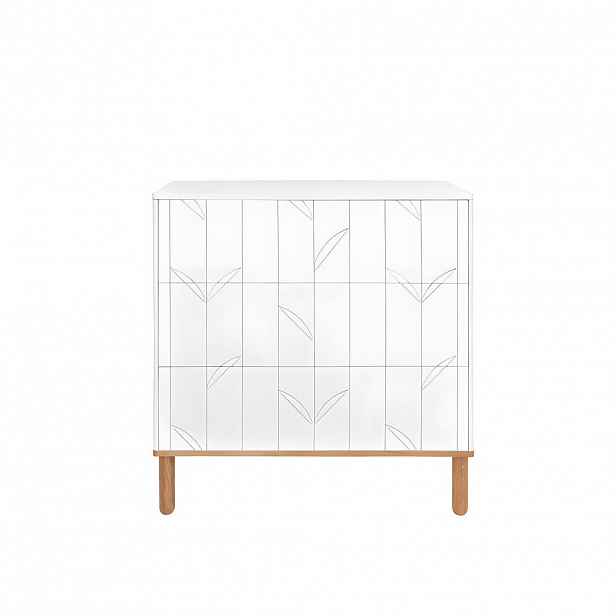 RAUMHIRSCH FURNITURE DĚTSKÁ KOMODA Toteme – rustikální elegance a funkčnost, bílá