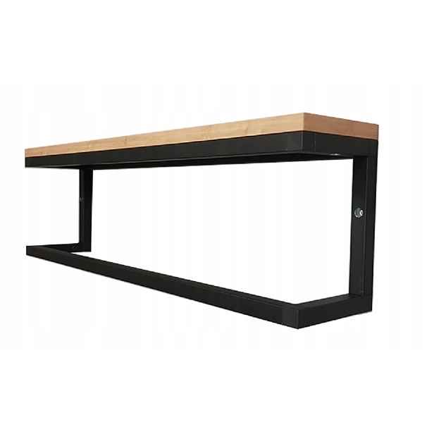 Věšák Na Ručníky S Poličkou Loft 50 cm dub zlatý