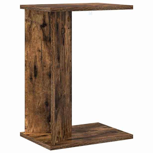 vidaXL Odkládací stolek Kouřový dub 35 x 25 x 50 cm Kompozitní dřevo