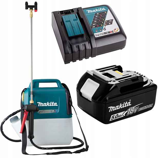 Akumulátorový postřikovač 5L 1x5Ah Makita DUS054Z