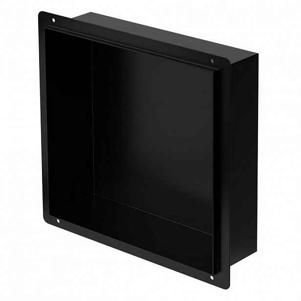 LuxeBath SPRCHOVÁ VANA černá 30/30 cm bez okraje