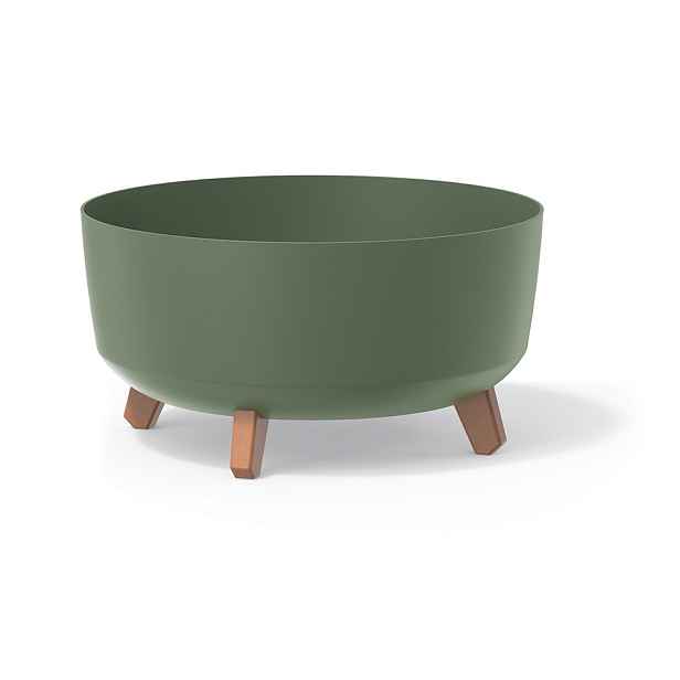 Prosperplast Květináč Gracyeen zemitě zelený, varianta 38 cm
