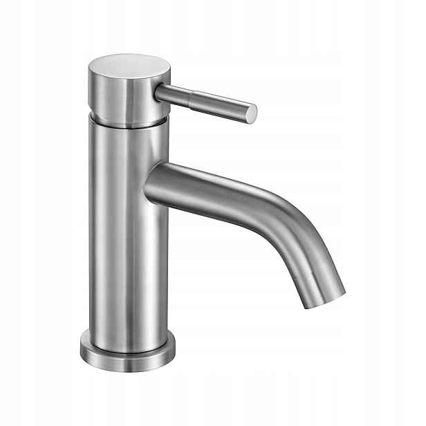 Umyvadlová Baterie Nerezová Ocel Eco Steely 1 Inox Montáž Bez Nářadí