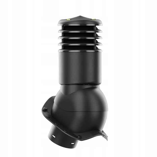 Větrací komín Smartline profil X fi 150 mm, zateplený, černý