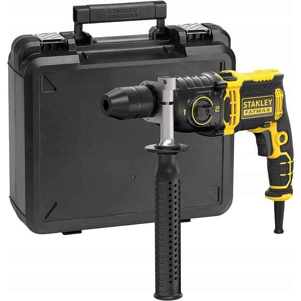 Příklepová Vrtačka 2-RYCHLOSTNÍ 1100W Stanley Fatmax FMEH1100K