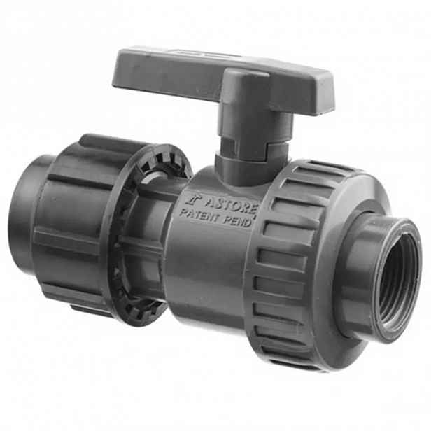 PVC ventil kulový 25XF3/4”