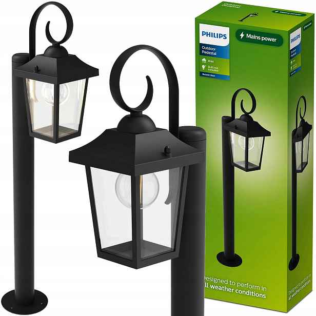 Venkovní stojací zahradní Led lampa E27 Sloupek 75 cm Philips Buzzard