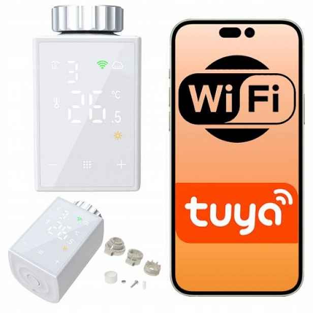 Inteligentní termostatická kartuše na radiátor WiFi Tuya M30 Smart Life