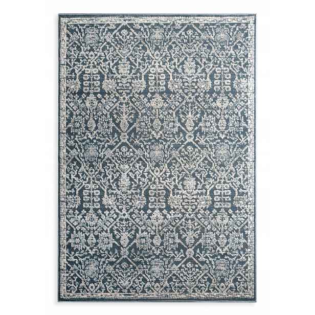 Koberec 120x170 Elora Ornament modrý designově krémový