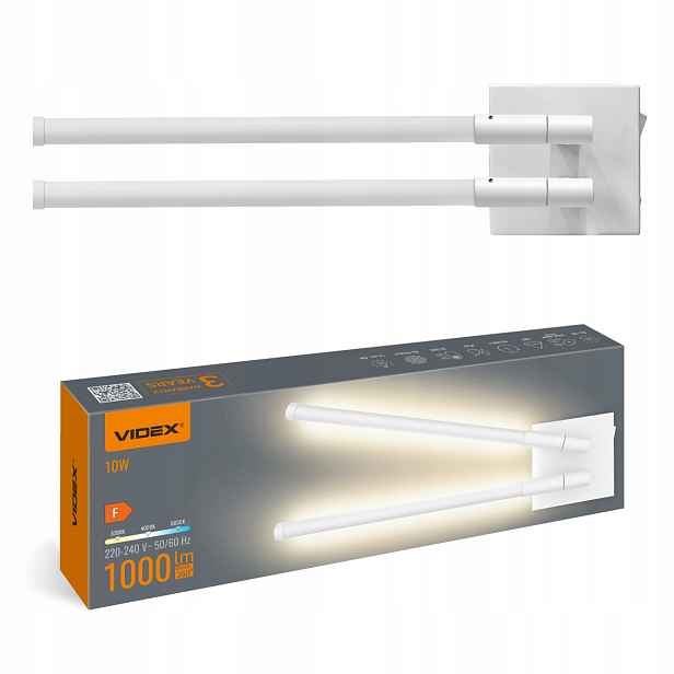 Nástěnná Led nástěnná lampa 10W 1000lm 3000-6000K Cct 120° Bílá